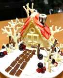 お菓子の家☆かわいいクリスマスケーキ