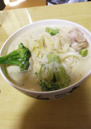 豆乳コンソメうどん-レシピのメイン写真