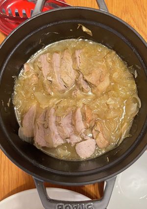 玉ねぎと塩豚の煮込み-レシピのメイン写真