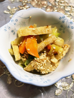 備忘録キャベツと冷凍野菜の炒り煮-レシピのメイン写真