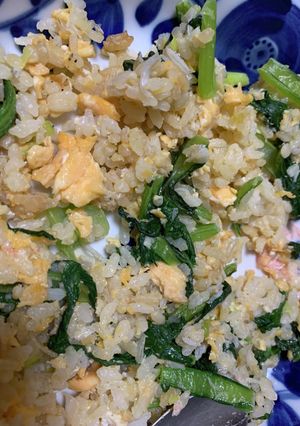 小松菜のしらすチャーハン-レシピのメイン写真