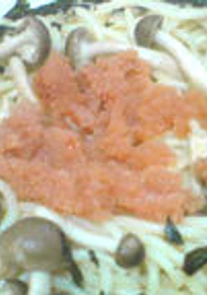 辛子明太子としめじの和風パスタ-レシピのメイン写真