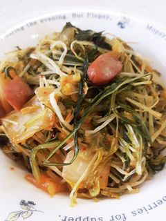 ☆大量消費☆水菜のキムチ炒め-レシピのメイン写真