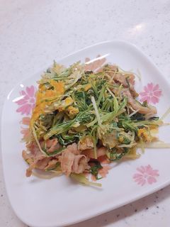 ☆大量消費☆水菜の卵炒め-レシピのメイン写真