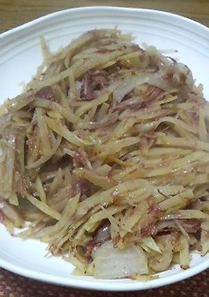 コンビーフとじゃがいもの炒めもの☆-レシピのメイン写真