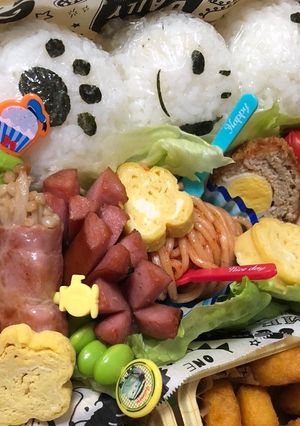 ベイマックス・スヌーピーのキャラ弁♫-レシピのメイン写真