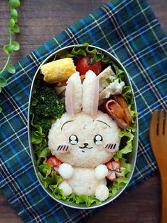 キャラ弁☆ちいかわ うさぎのお弁当-レシピのメイン写真