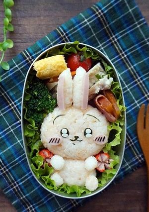 キャラ弁☆ちいかわ うさぎのお弁当-レシピのメイン写真