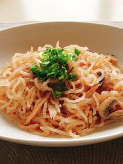 主役級のおいしさ☆しらたきのたらこ炒め-レシピのメイン写真
