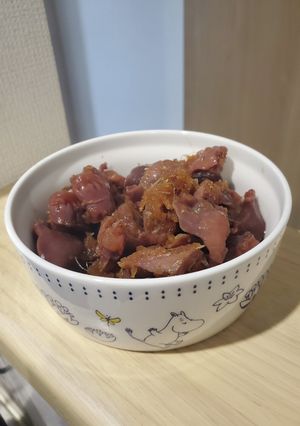 コリコリ(砂肝)の甘辛煮-レシピのメイン写真