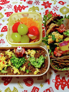 三色弁当☆今日の塾弁当♪-レシピのメイン写真
