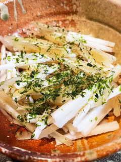 ヤーコンと長芋、ポン酢と青海苔で-レシピのメイン写真
