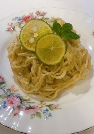 ハーブ香る♪すだちの冷製クリームパスタ-レシピのメイン写真