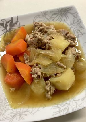 昆布つゆで楽々肉じゃが-レシピのメイン写真