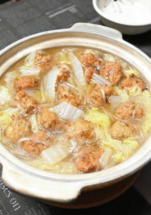 揚げ肉だんご白菜鍋-レシピのメイン写真