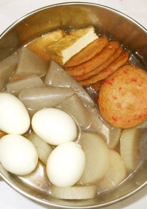 おでん♪いわし・かつおのさつま揚げと大根-レシピのメイン写真