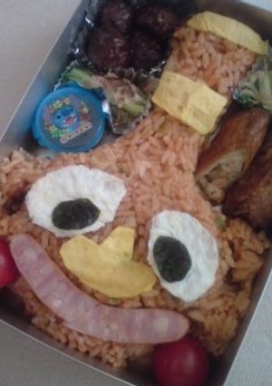 ハクション大魔王キャラ弁☆-レシピのメイン写真