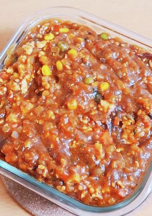 鶏ひき肉の甘口キーマカレー-レシピのメイン写真