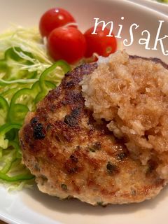 大葉と豆腐☆de☆和風ハンバーグ-レシピのメイン写真