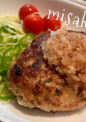 大葉と豆腐☆de☆和風ハンバーグ-レシピのメイン写真