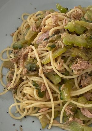 ゴーヤツナパスタ-レシピのメイン写真