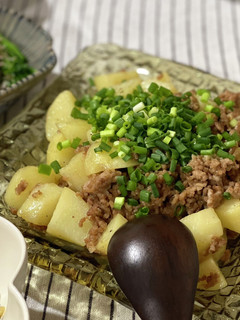 簡単♡豚ひき肉とじゃがいものあんかけ-レシピのメイン写真