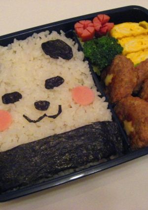 キャラ弁 パンダ-レシピのメイン写真
