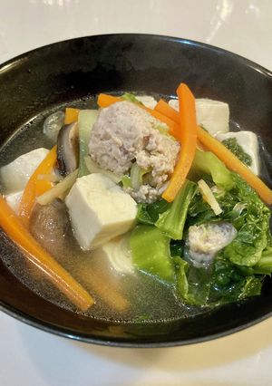 鶏団子スープ-レシピのメイン写真