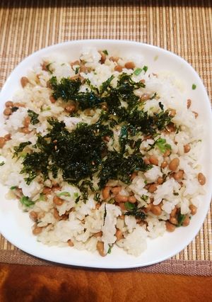 斬新！納豆炒飯♪♪♪-レシピのメイン写真