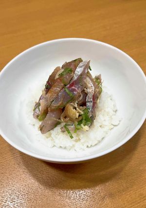 アジ（鯵）丼～魚の駅生地～-レシピのメイン写真