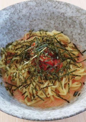 明太子鶏白湯まぜそば-レシピのメイン写真