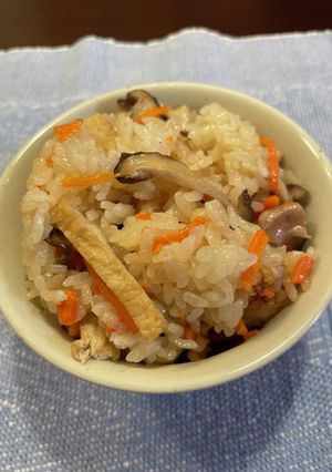 もちもち!実家の炊き込みご飯-レシピのメイン写真