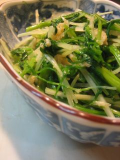 せりと水菜と煮びたし-レシピのメイン写真