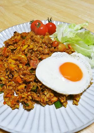 カレー炒飯-レシピのメイン写真