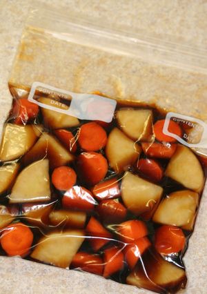 ♬♪少ない漬け汁でお漬物♪♫-レシピのメイン写真