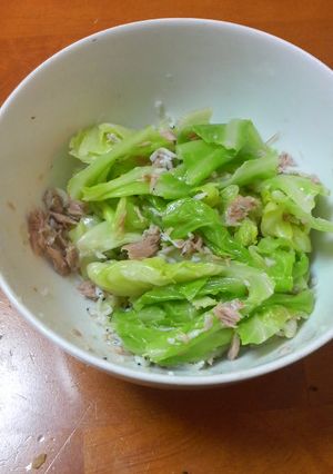 しらすとキャベツのツナ和え-レシピのメイン写真