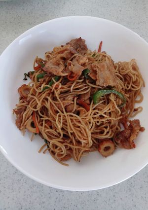 ベタつかない、水を入れない焼きそば-レシピのメイン写真