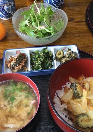 かき揚げ丼定食風-レシピのメイン写真
