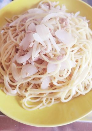 ツナと玉ねぎのパスタ-レシピのメイン写真