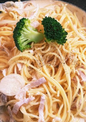 全卵＆牛乳で！失敗しないカルボナーラ！-レシピのメイン写真