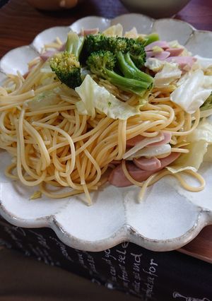 野菜と魚肉ソーセージのレンジパスタ。-レシピのメイン写真