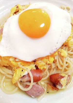 ふわとろっ貧乏人のパスタ-レシピのメイン写真