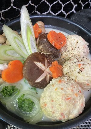 牛乳活用！おっきな肉団子牛乳鍋-レシピのメイン写真