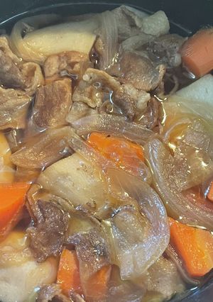 里芋と豚肉の肉じゃが風？-レシピのメイン写真