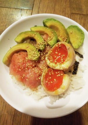 アボカド味玉まぐろたたき丼-レシピのメイン写真