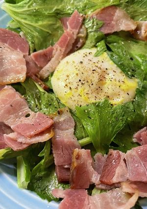 レンチン簡単！セロリの葉でポパイエッグ風-レシピのメイン写真