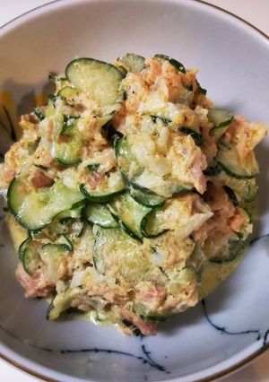 ツナキュウリのカレー風-レシピのメイン写真