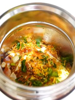 【スープジャー】ベーコンエッグ丼-レシピのメイン写真