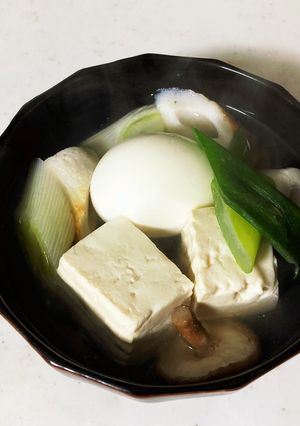 湯豆腐(白だし味)土鍋使用-レシピのメイン写真
