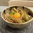豚肉とネギのにんにくスタミナ丼